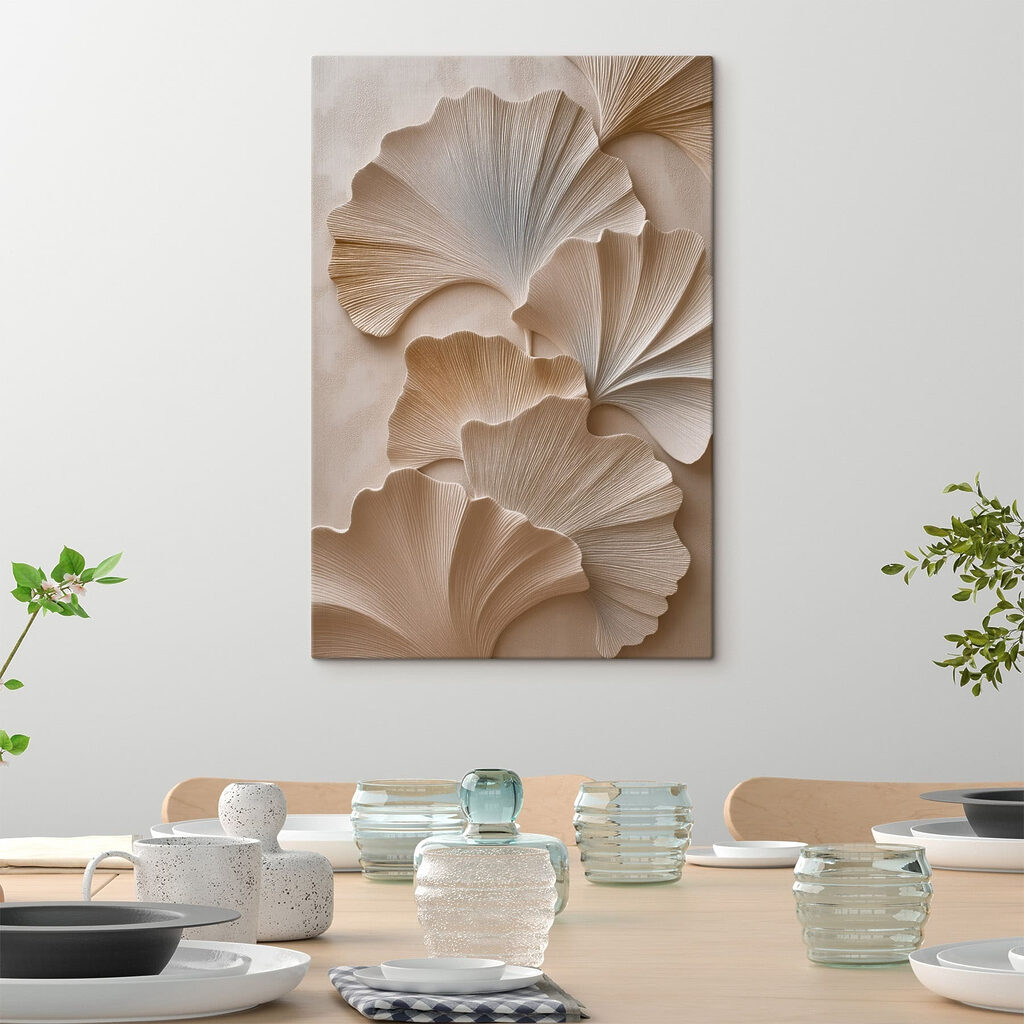 Ginkgos en capas blancas — interior 3