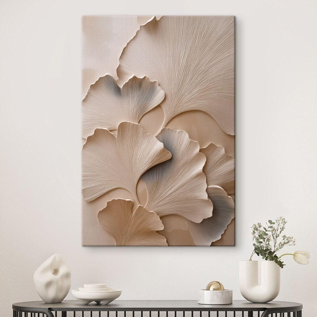 Ginkgo sobre blancos — interior 2