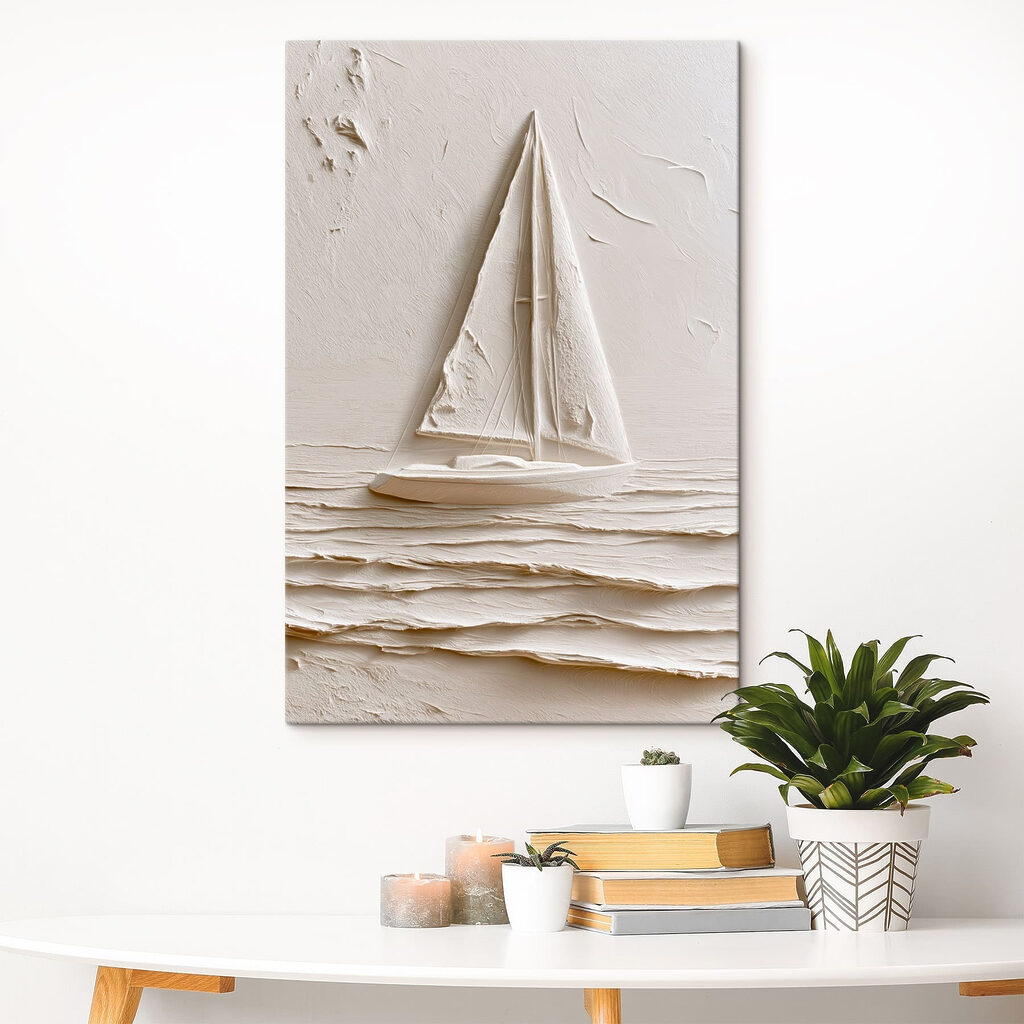 Velero en blanco — interior 1