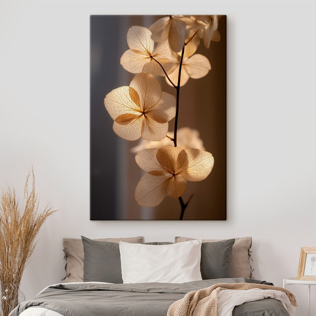 Flores claras al atardecer — interior 2