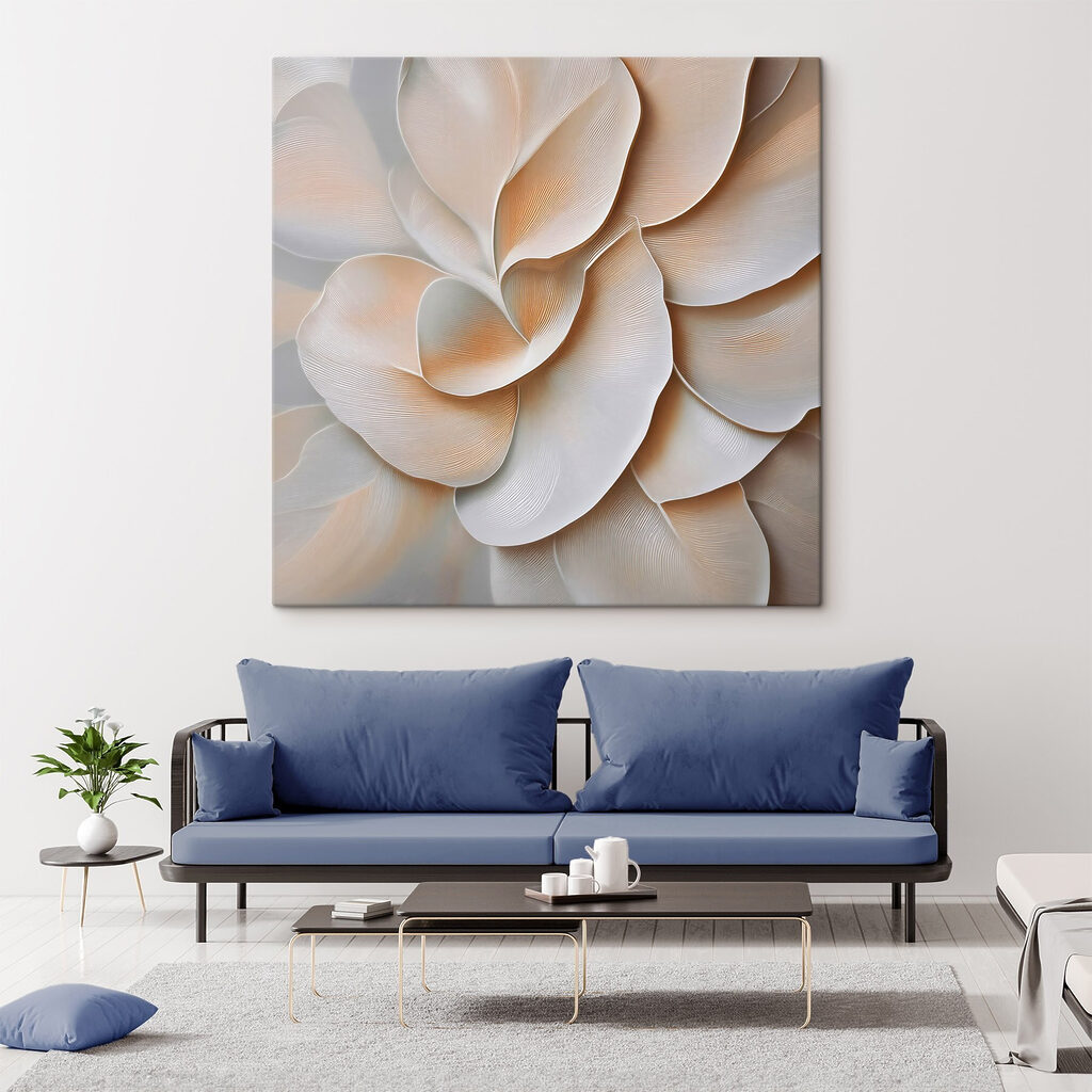Flores crema en capas — interior 2