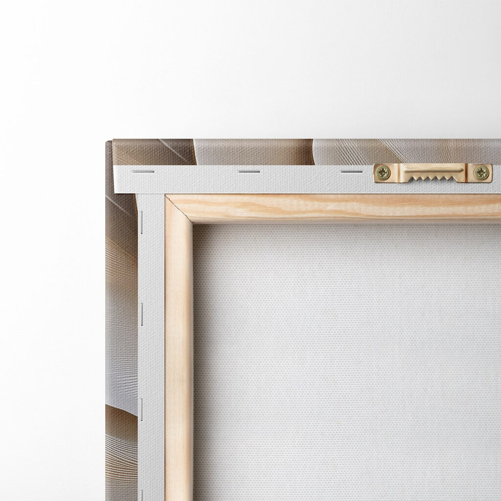 Flores crema en capas — parte trasera