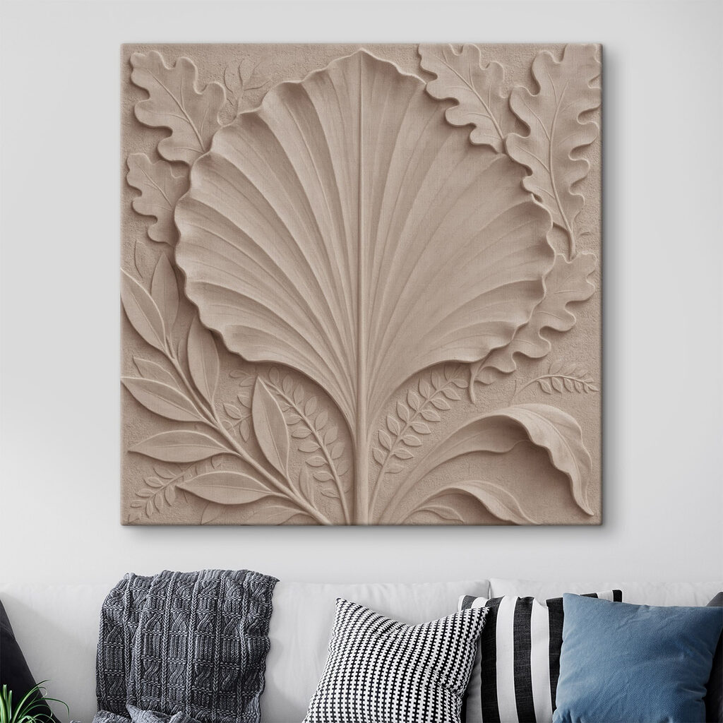 Hoja entre helechos — interior 2