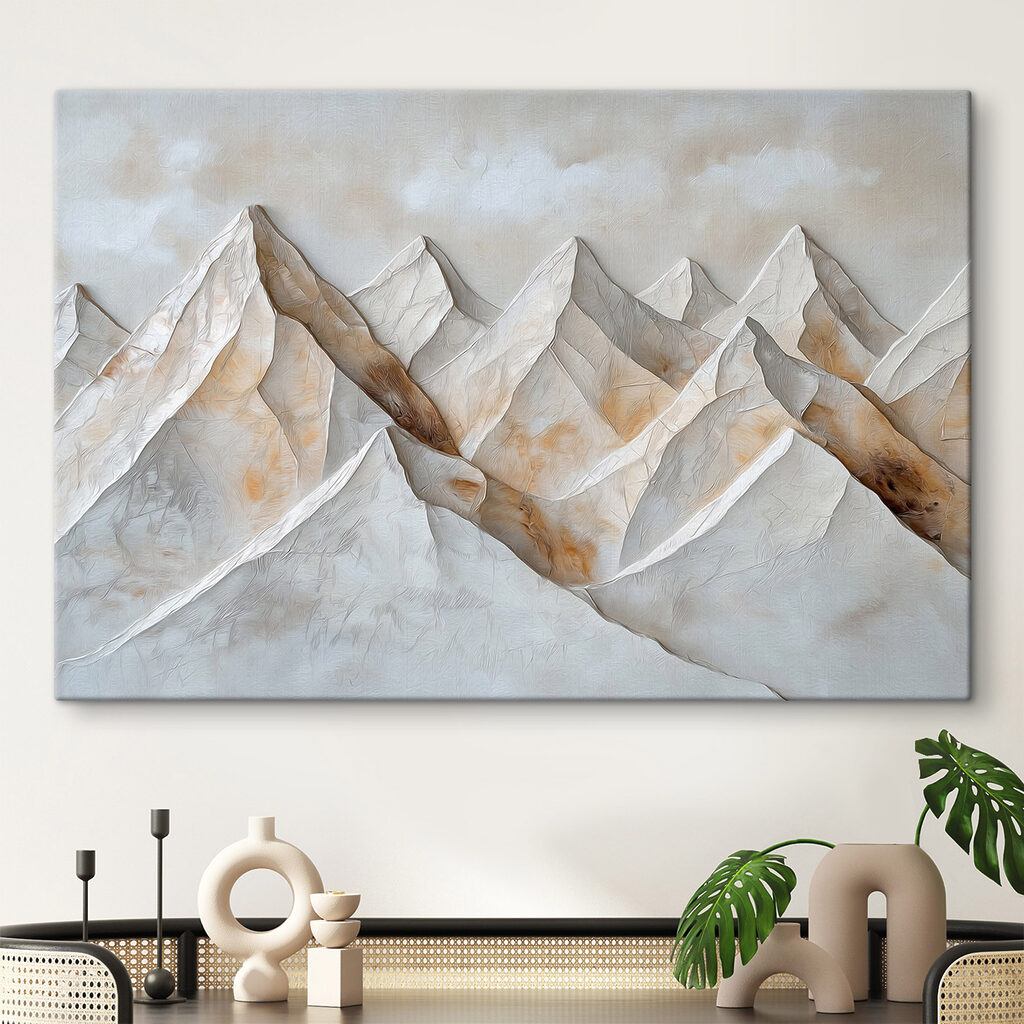 Picos blancos en relieve — interior 1
