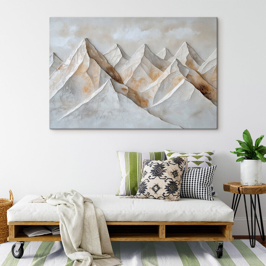 Picos blancos en relieve — interior 2