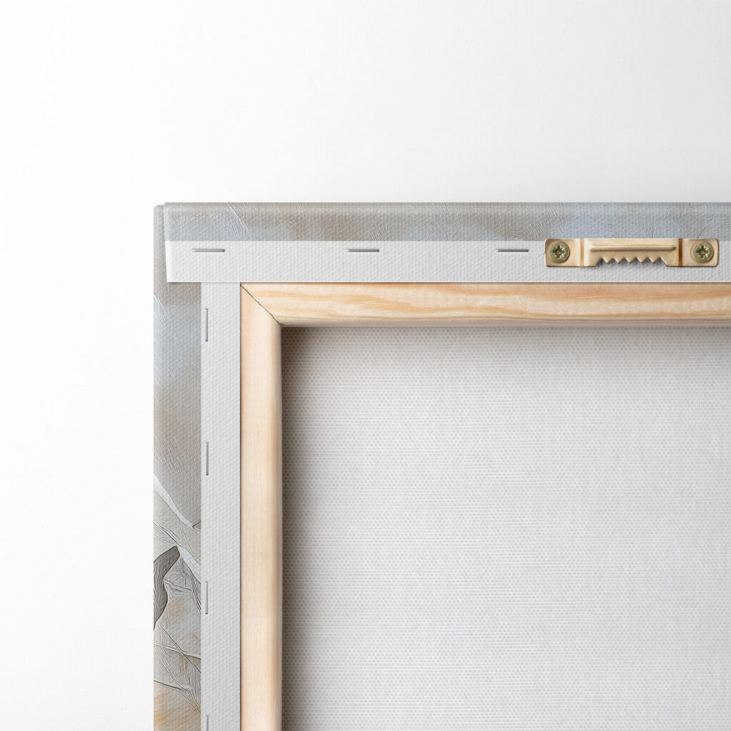 Picos blancos en relieve — parte trasera