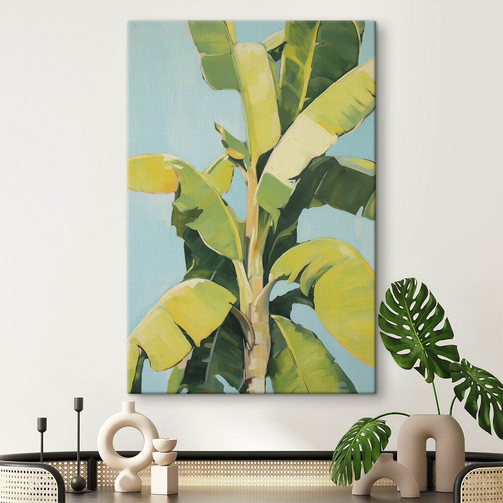 Tropicales en azul claro — interior 1