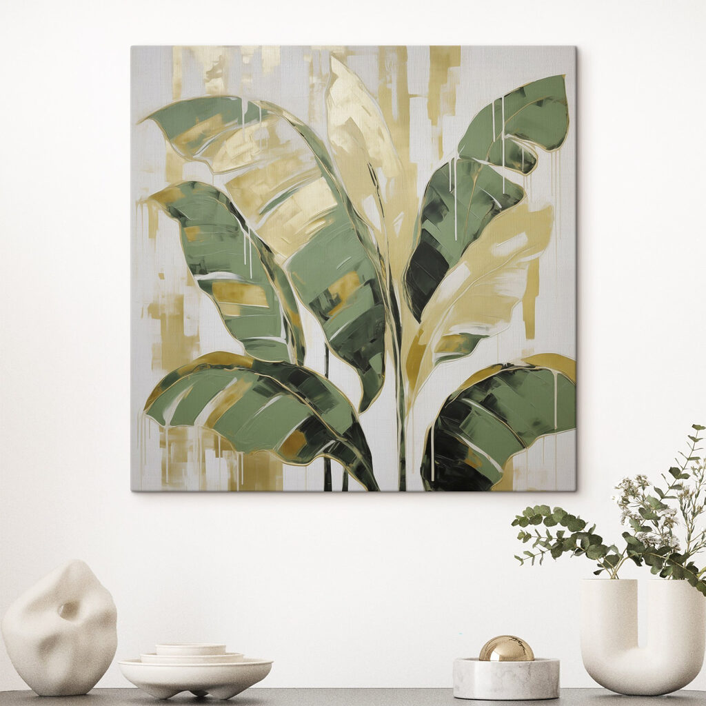 Monstera con trazos anchos — interior 2
