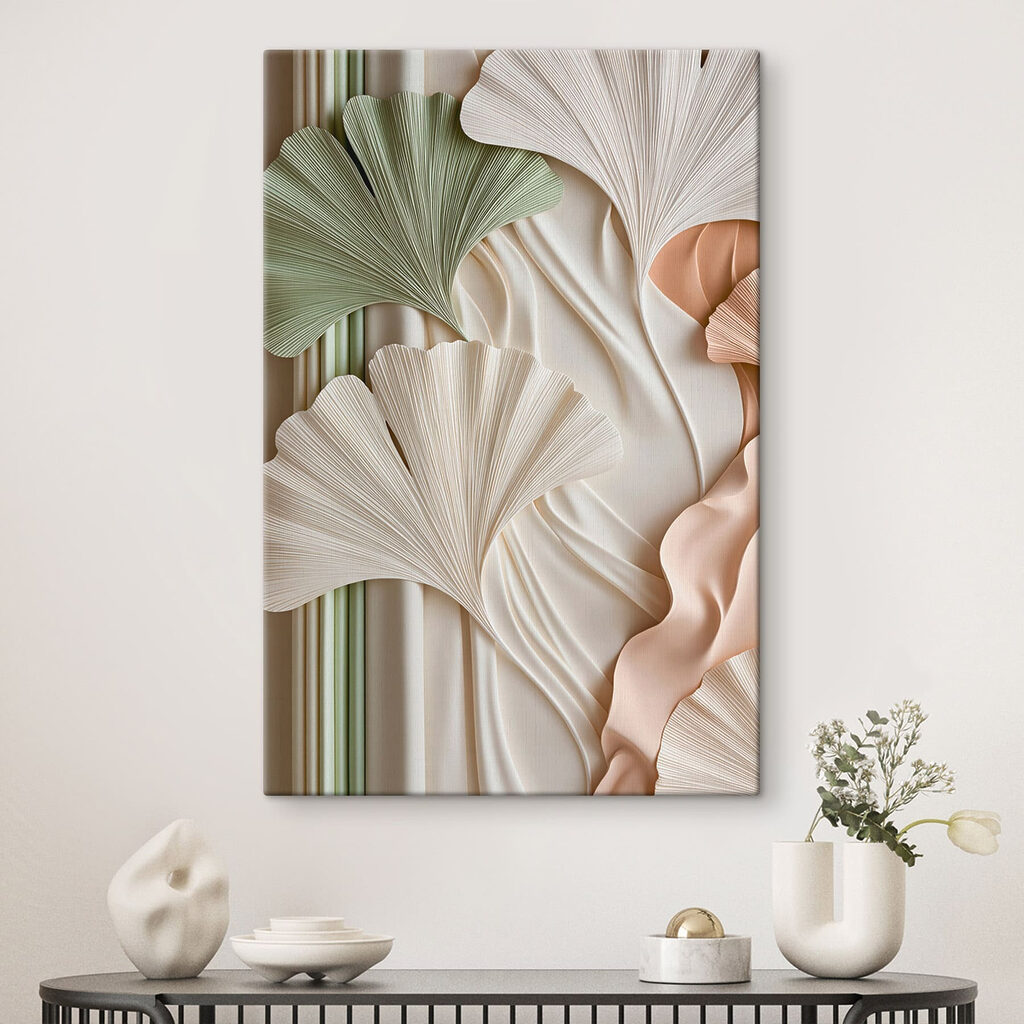 Ginkgo en tonos pastel — interior 1
