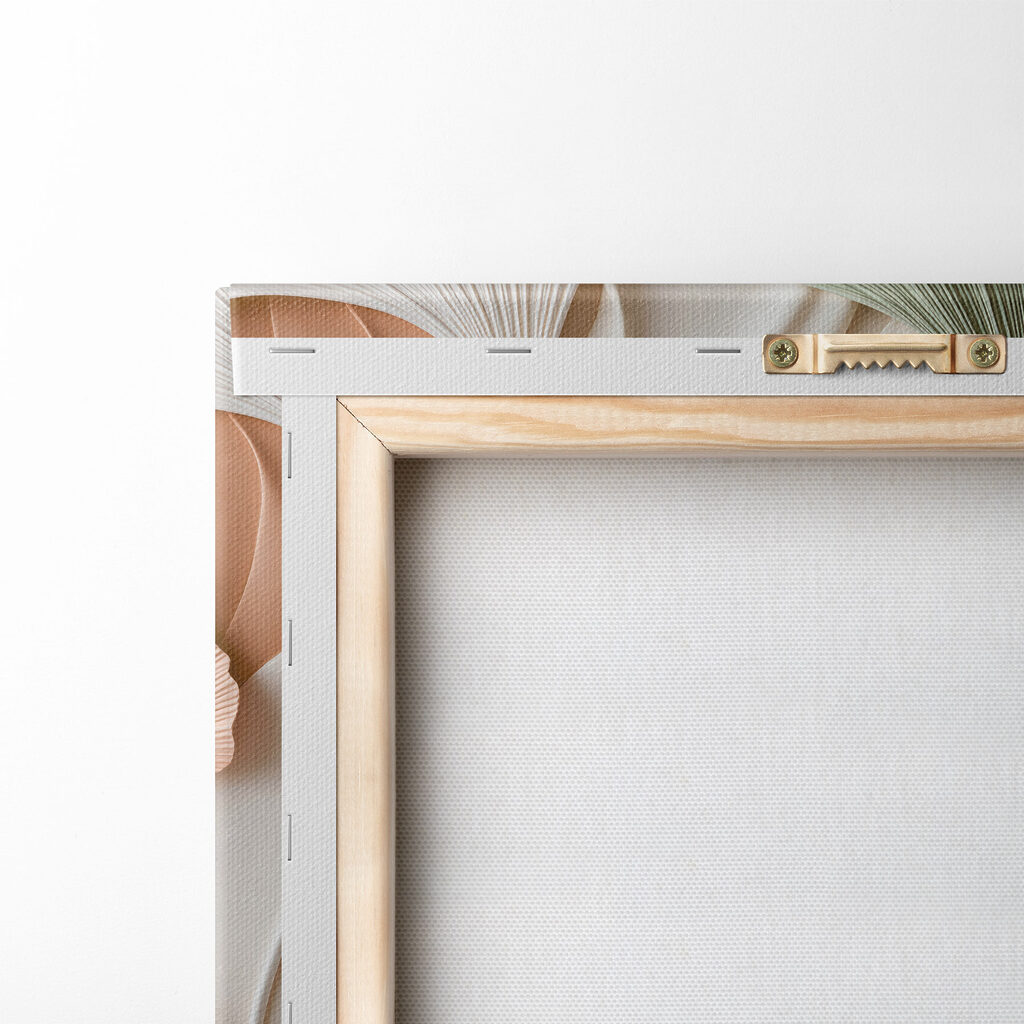 Ginkgo en tonos pastel — parte trasera