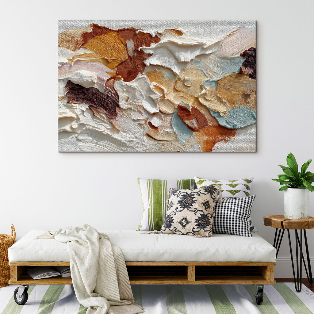 Trazos de pintura terrosos — interior 2