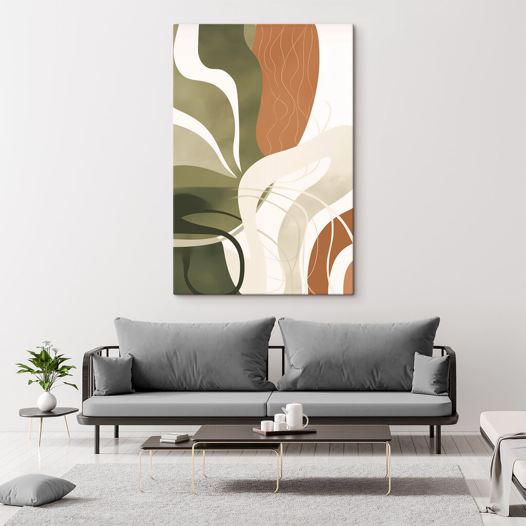 Hojas entre tonos cálidos — interior 1