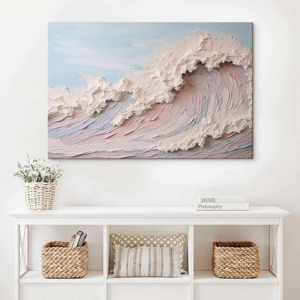 Ola rosa pintada — interior 1