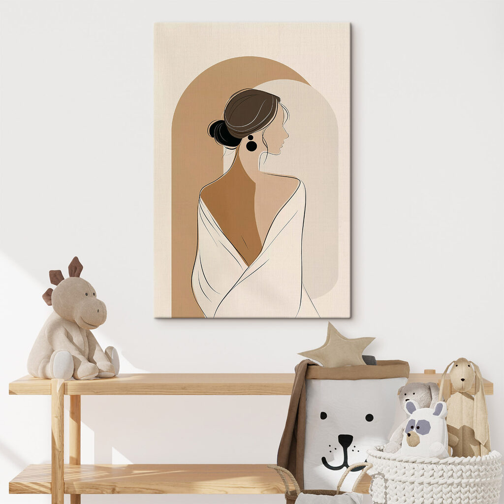 Mujer de espalda desnuda — interior 2
