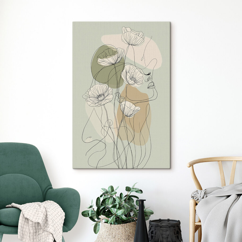 Mujer con amapolas — interior 2