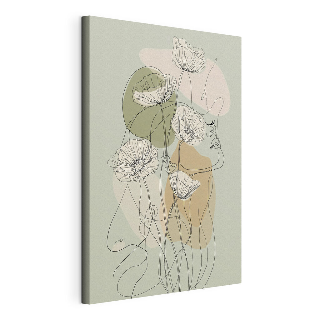 Mujer con amapolas — vista del producto