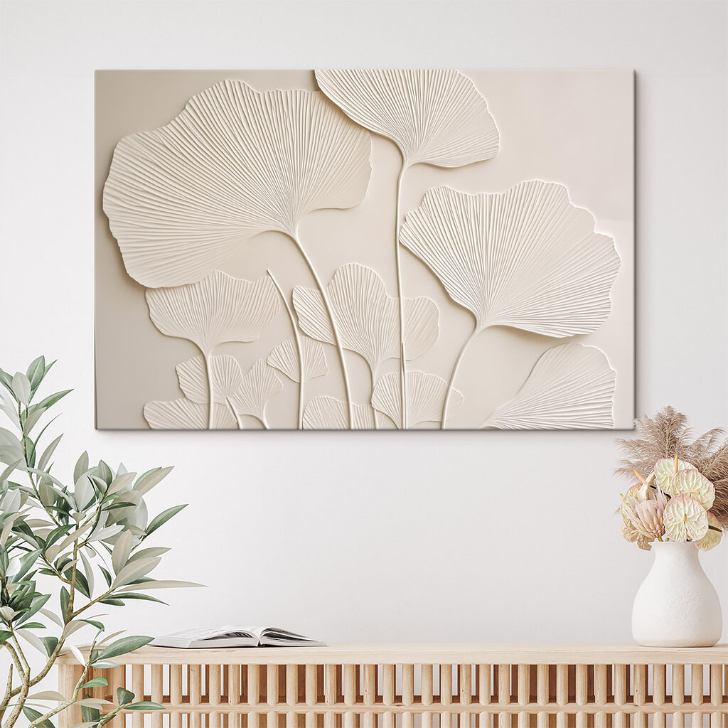 Ginkgo en tallos curvos — interior 2