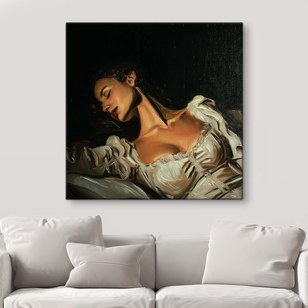 Mujer dormida — interior 1