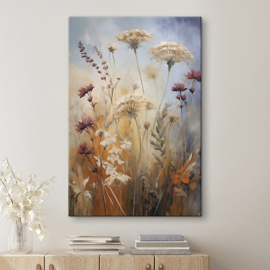 Flores silvestres, luz dorada — interior 2