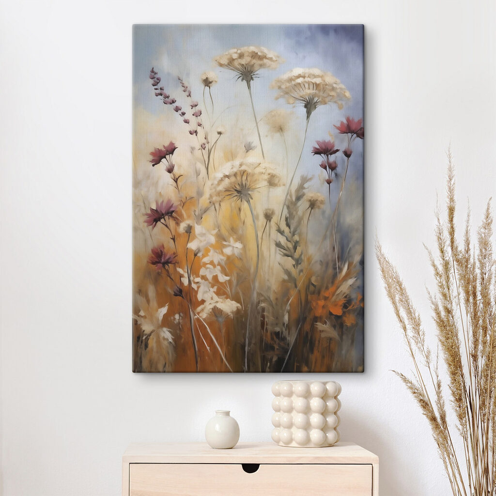 Flores silvestres, luz dorada — interior 1