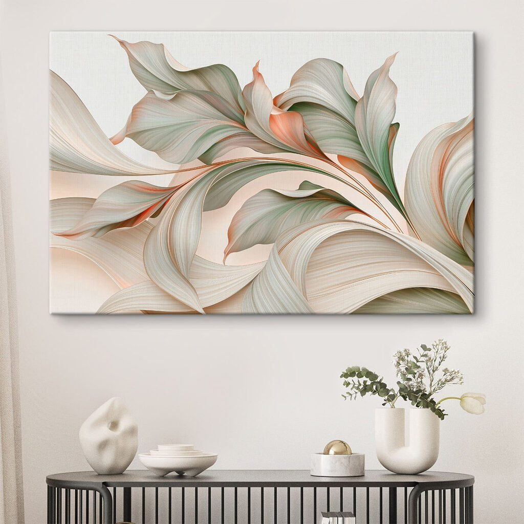 Hojas onduladas en pastel — interior 2