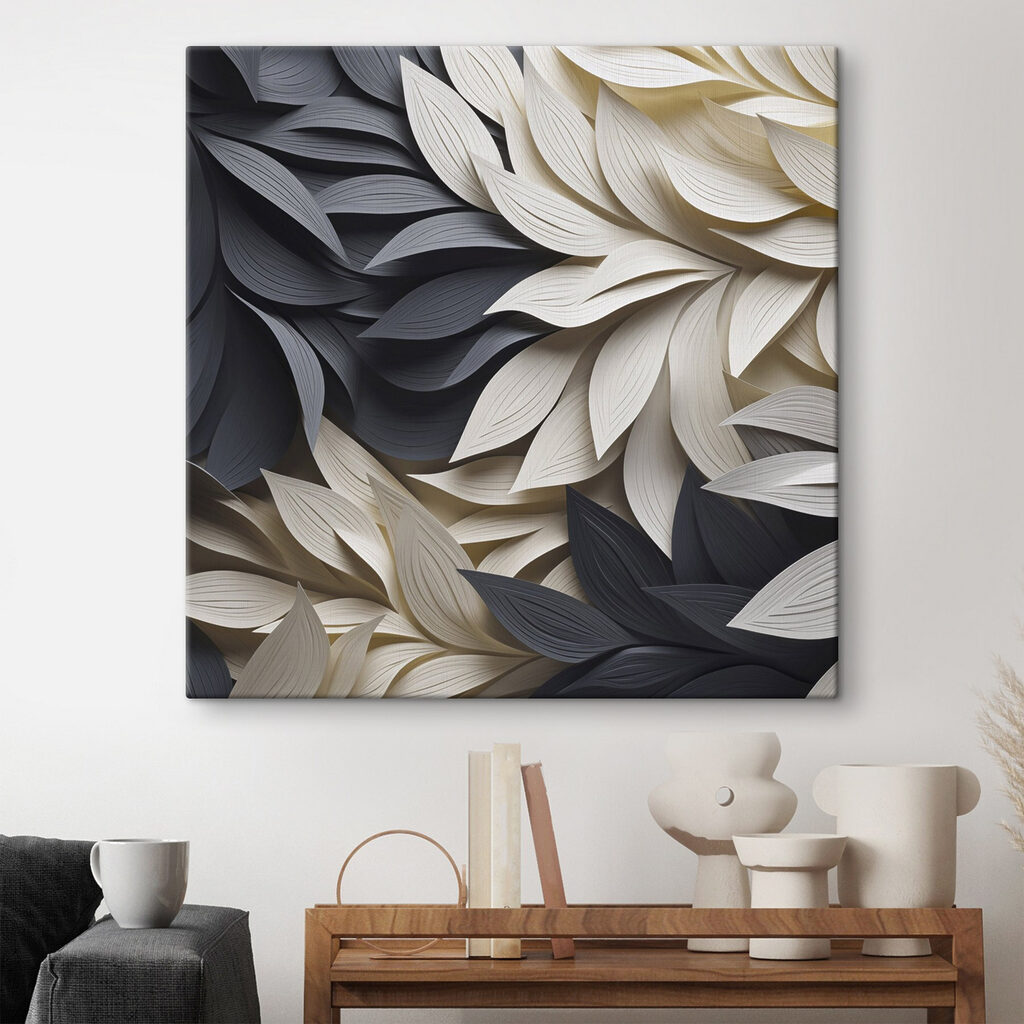 Nervios blancos en antracita — interior 1
