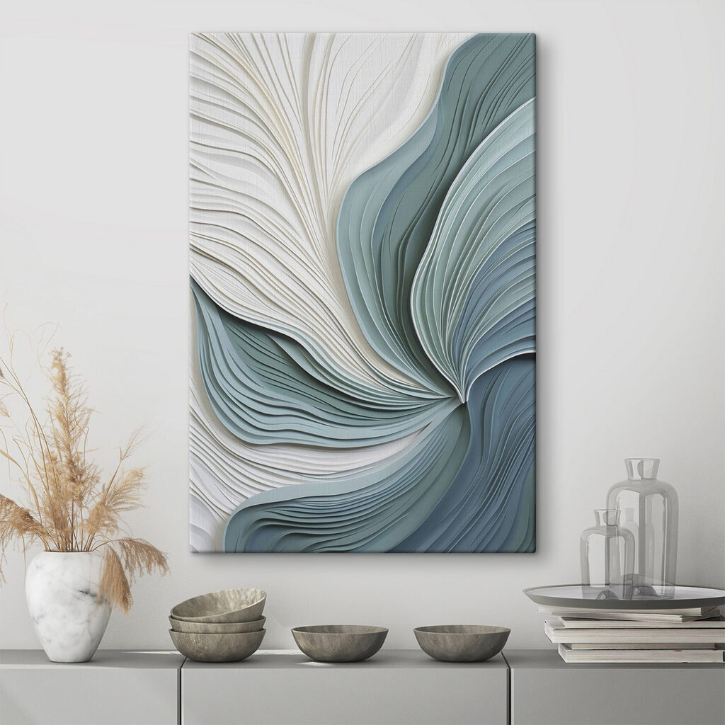 Ondas verde azulado — interior 2