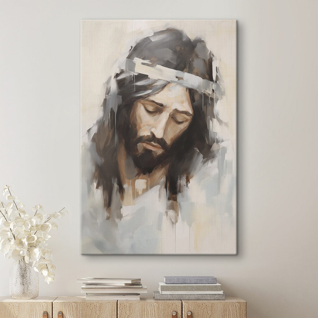 Jesús en tonos desgastados — interior 1