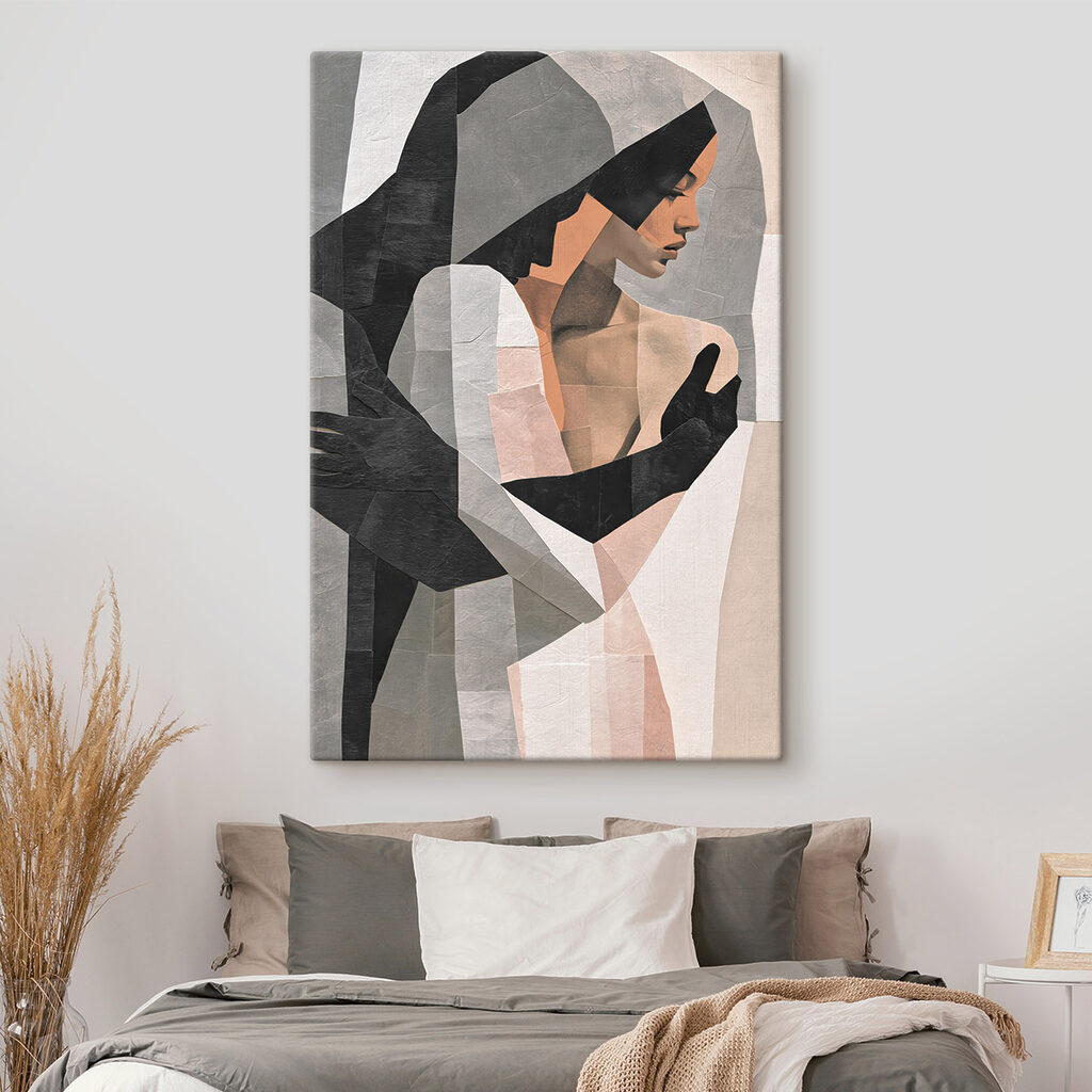 Abrazo en grises — interior 2