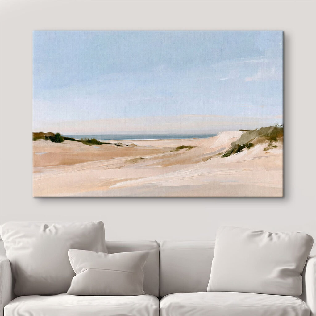 Dunas bajo cielo azul — interior 2
