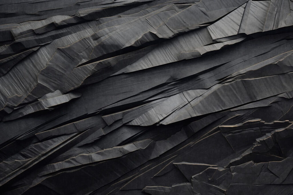 Capas oscuras en relieve — diseño completo