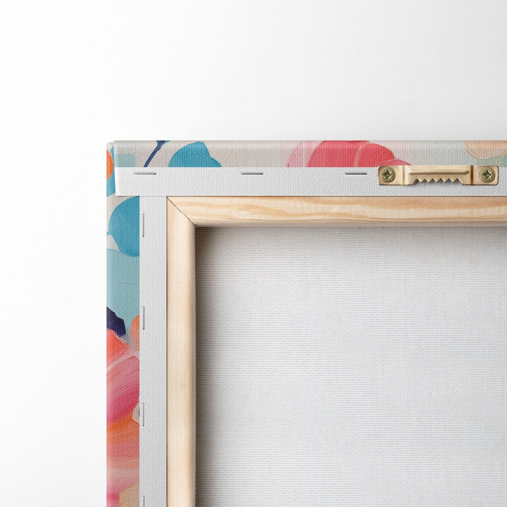 Flores en colores alegres — parte trasera