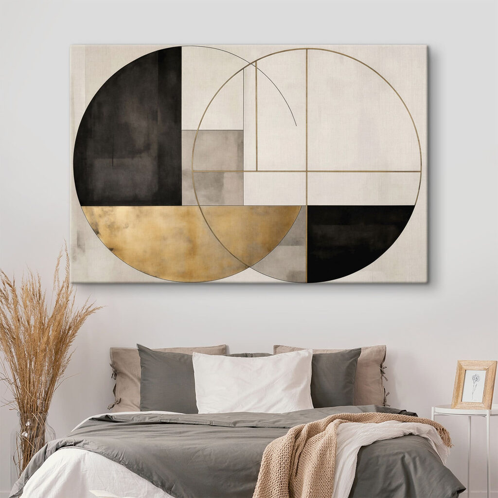 Círculo con bloques oscuros — interior 2