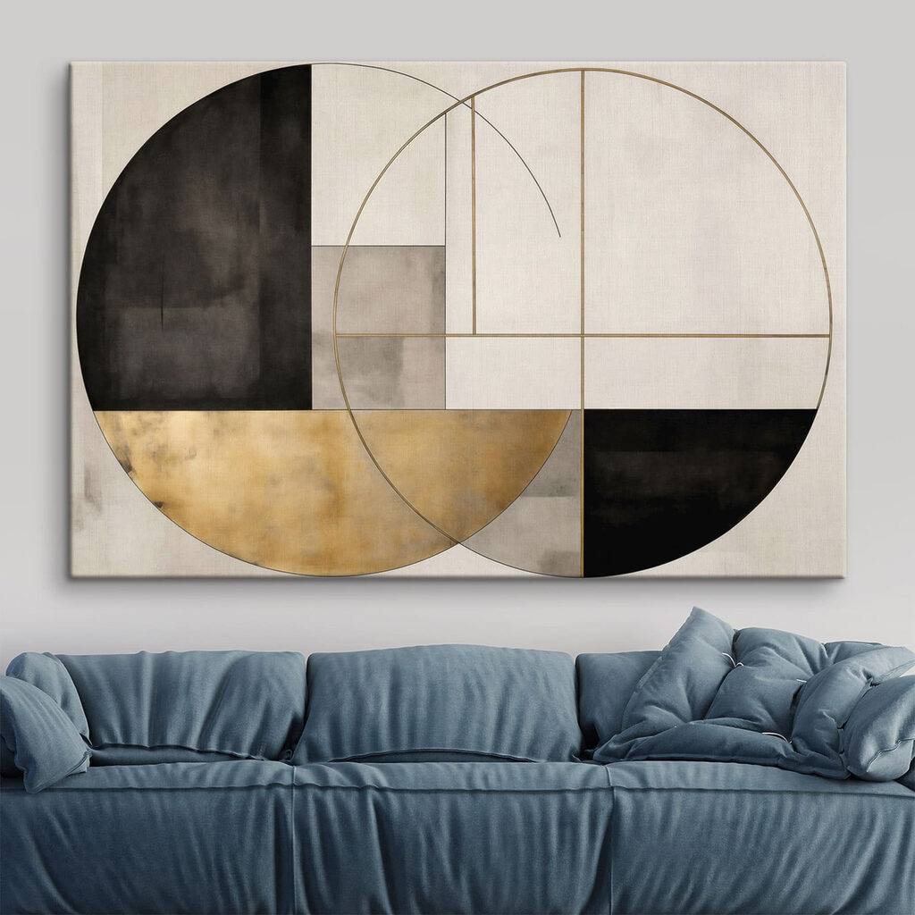 Círculo con bloques oscuros — interior 3