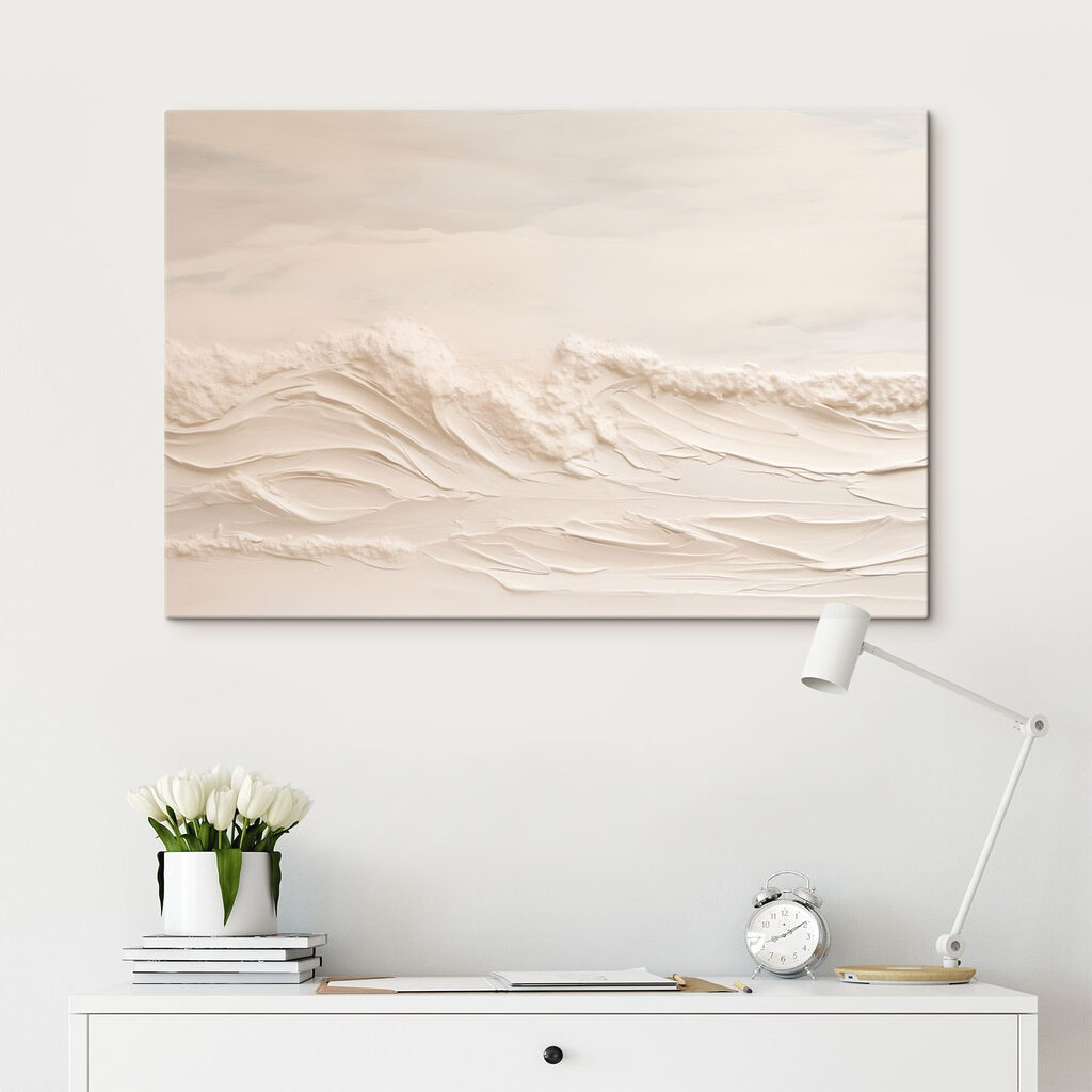 Olas blancas en capas — interior 2