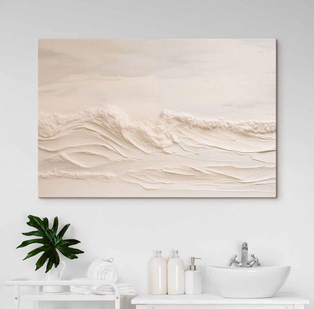 Olas blancas en capas — interior 3