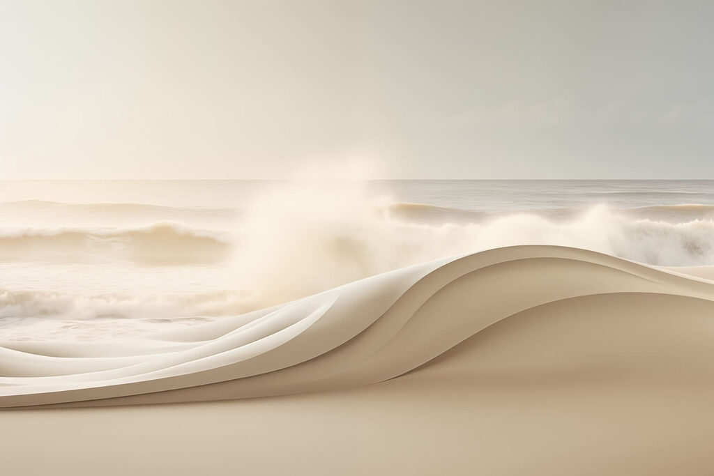 Arco suave de oleaje — diseño completo