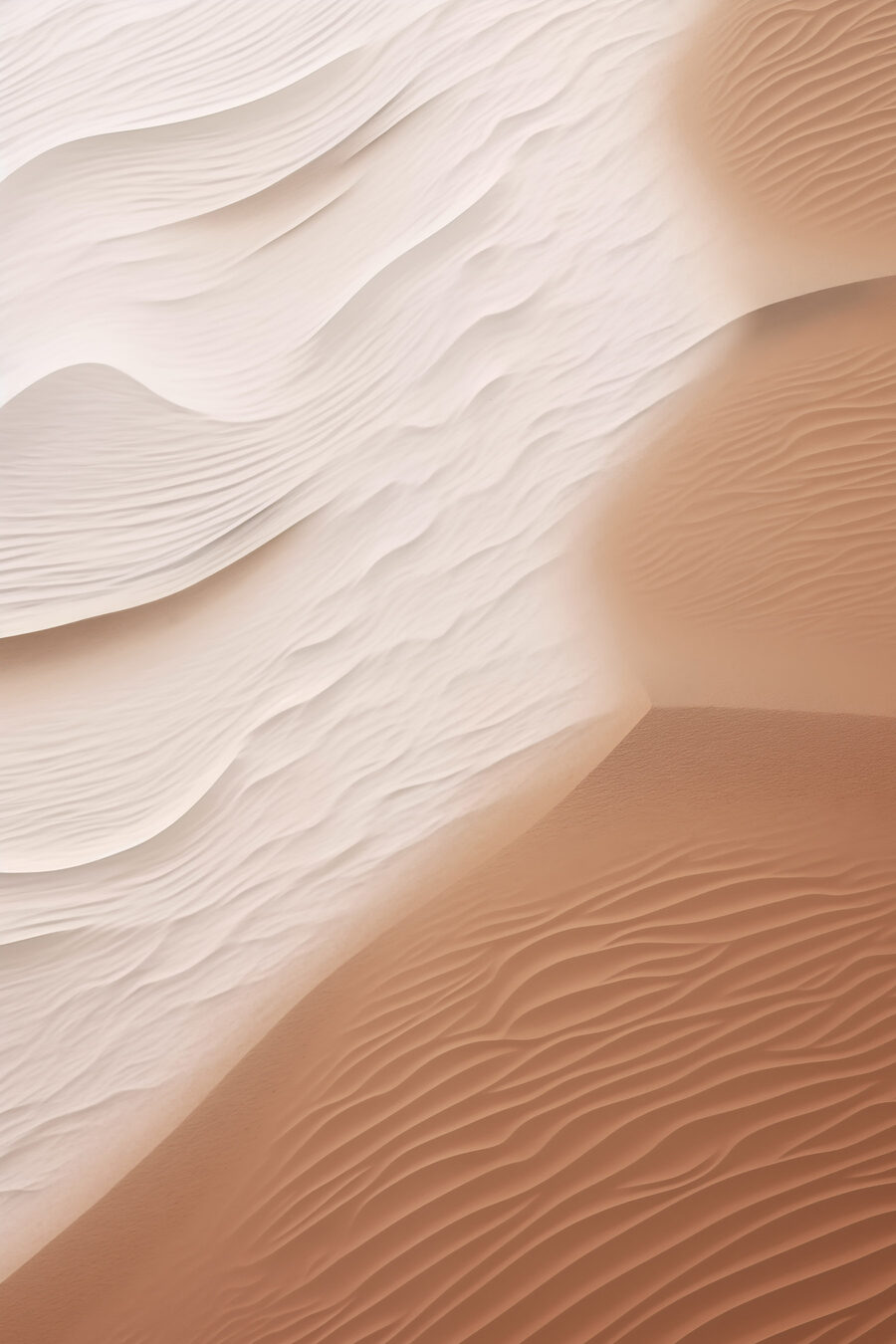 Ondas en tonos arena — diseño completo
