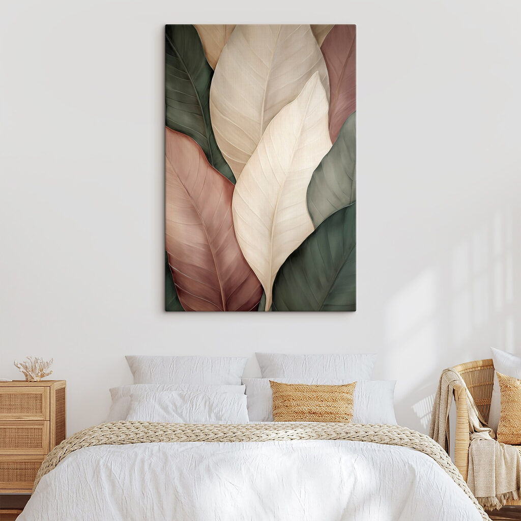 Hojas curvas con nervios — interior 2