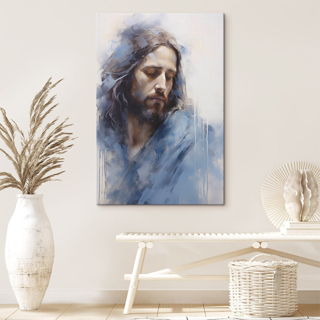 Hombre con ojos cerrados — interior 2