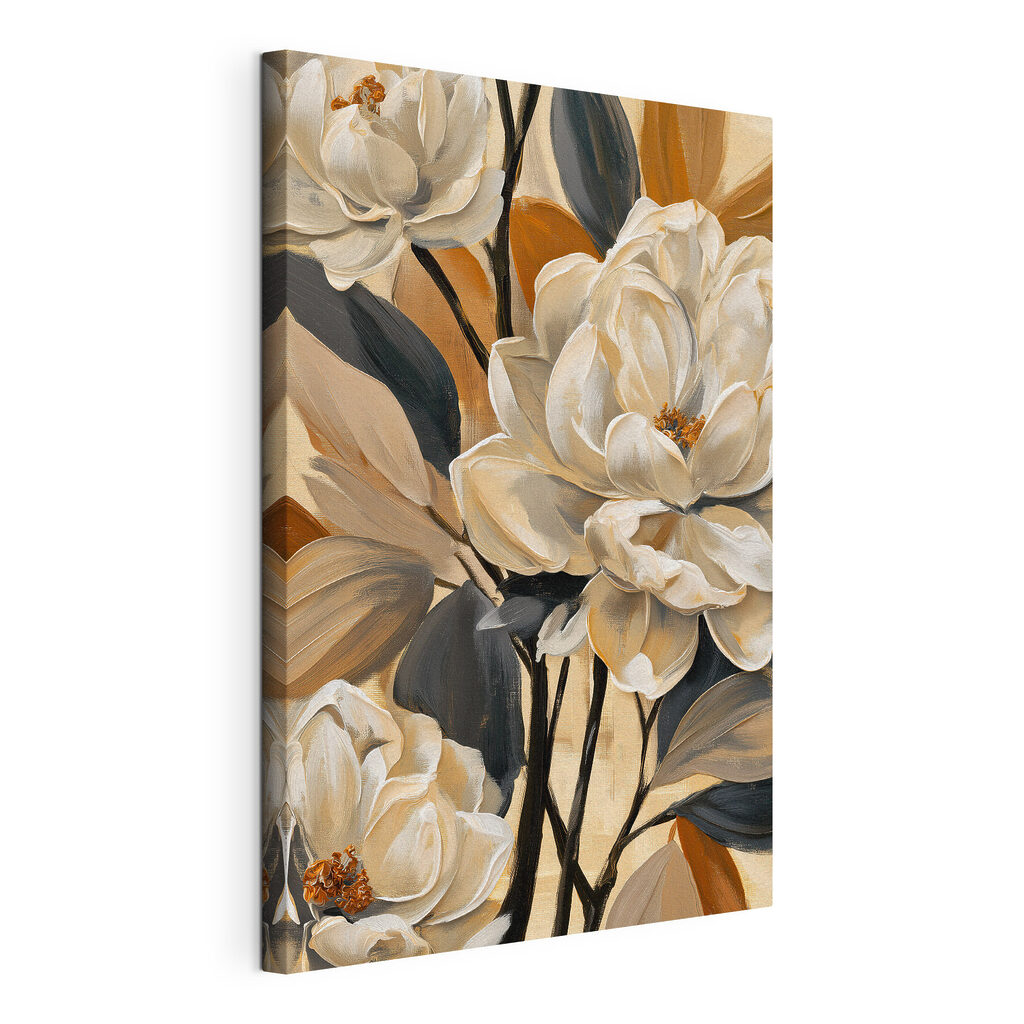 Flores crema entre ocre — vista del producto