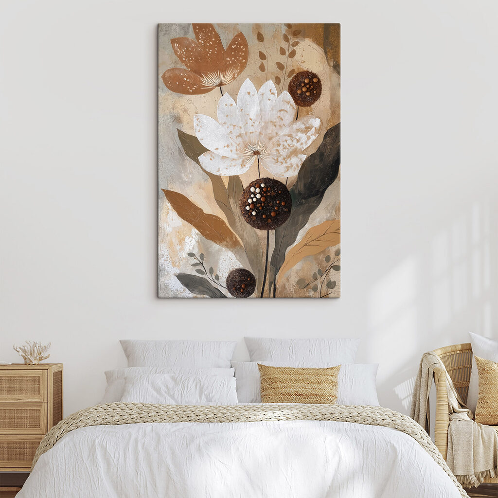 Flores con corazones punteados — interior 2