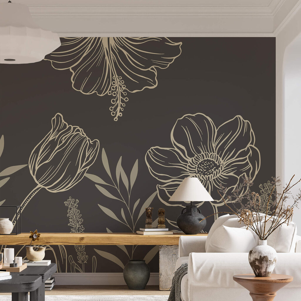Contornos de flores — interior 1