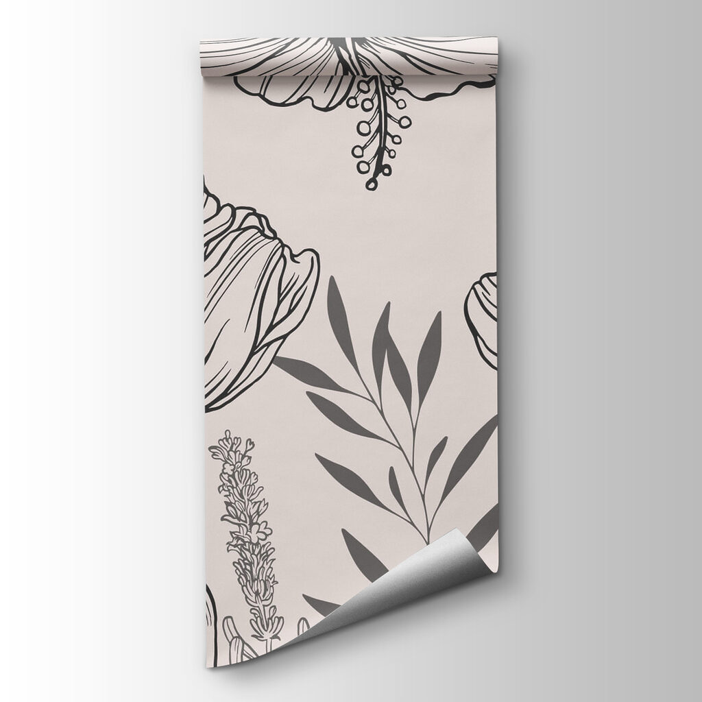 Contornos de flores — vista del producto
