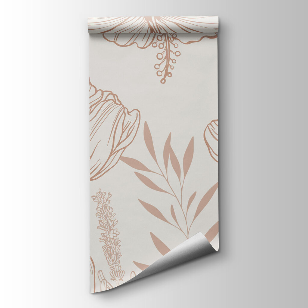 Contornos de flores — vista del producto