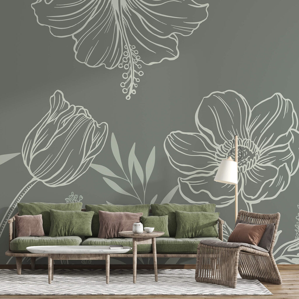Contornos de flores — interior 1