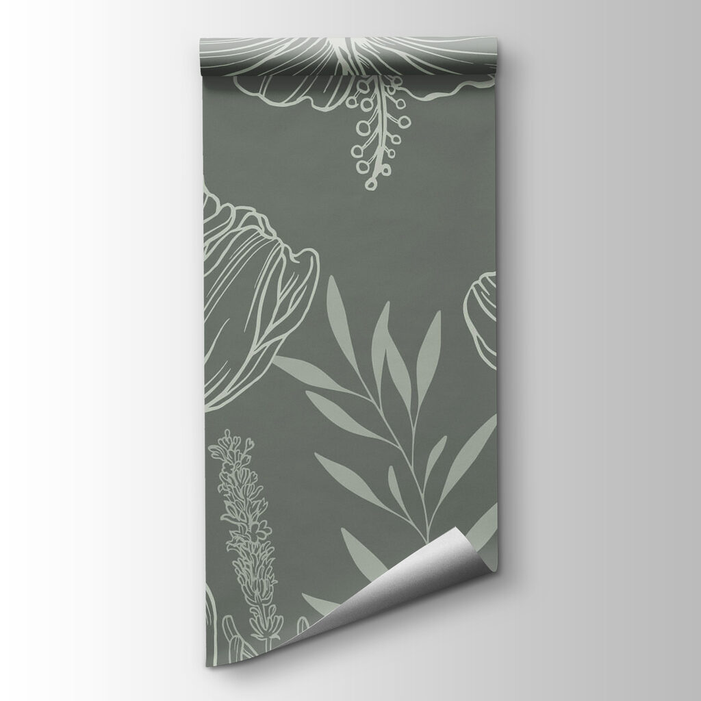 Contornos de flores — vista del producto