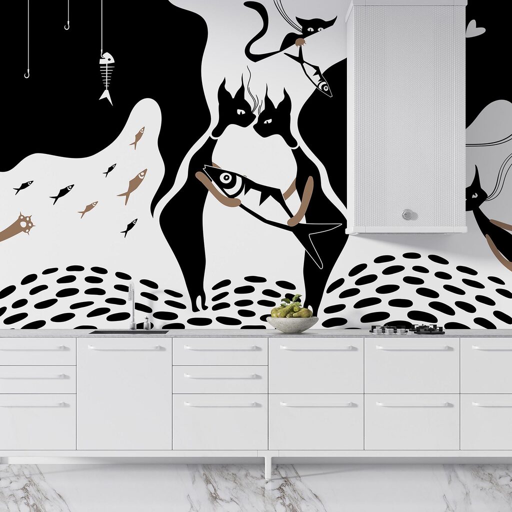 Gatos juguetones — interior 2