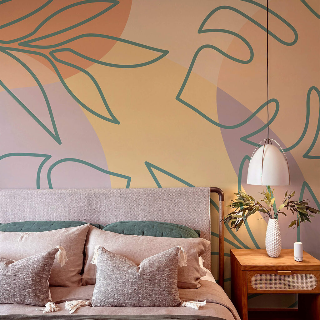 Hojas verdes sobre pastel — interior 2