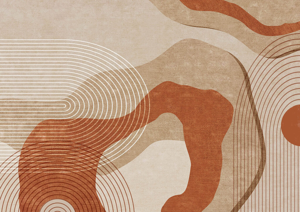 Arcos sobre formas orgánicas — diseño completo
